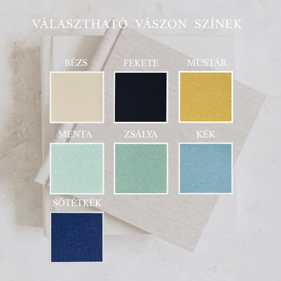 Választható vászon színek