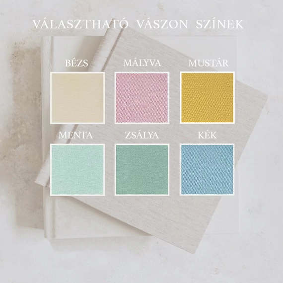 Választható vászon színek